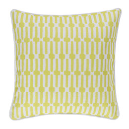 Links Indoor & Outdoor Cushion | Chartreuse